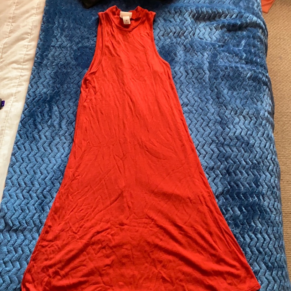 Burnt orange dress